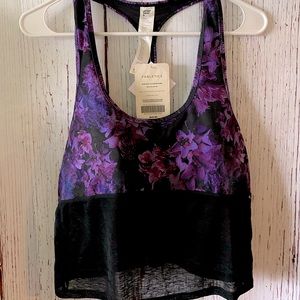 Fabletics Floral Sports Bra Top Size XL